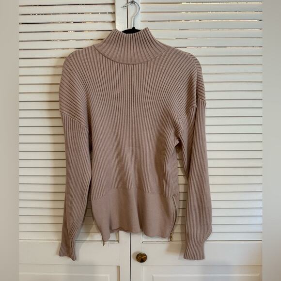 Varley Mayfair Ribbed Knit Mock neck Sweater - Picture 3 of 8